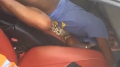 Taxi driver caught fucking in broad daylight