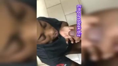 Naija tiktoker from Kano Fatima caught fucking on toilet