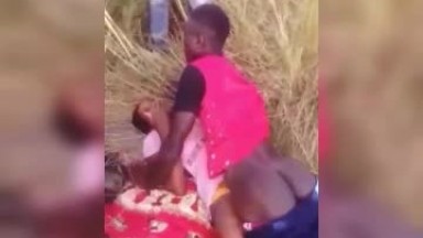 After catching his cheating wife in the bush, he forced her to do more