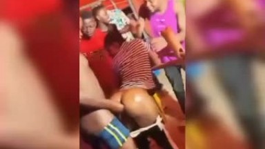 Shs girl fucked live at a party