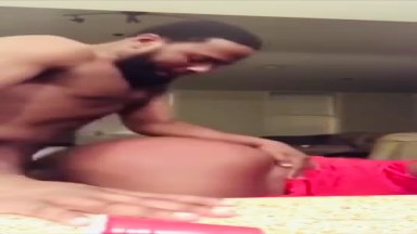 Black Milf Taking Rough Backshots